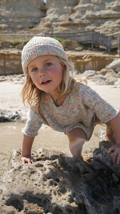 Rainbow Chunky Knit Beanie