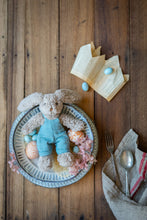 Load image into Gallery viewer, Baby Honey Bunny Blue Overalls