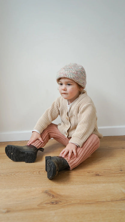Rainbow Chunky Knit Beanie