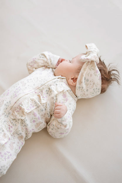Organic Cotton Melanie Onepiece - Penny's Egg Hunt SIZE 1YR and 2YR