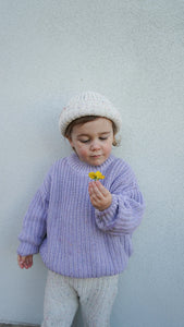 Sprinkle Cotton Chunky Knit Beanie