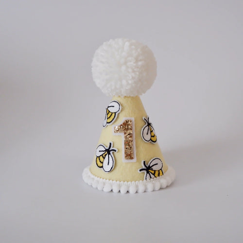 Yellow Bee Day Party Hat