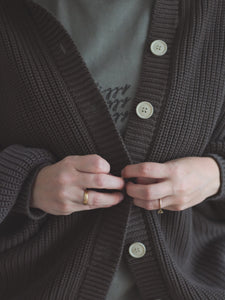 Cardigan | Charcoal (Women's)