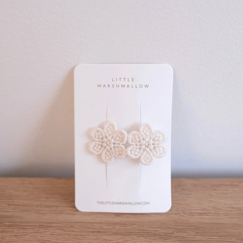 Flower Lace Clip | Ivory Bloom