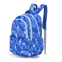 Load image into Gallery viewer, Blue Pixel Campus School Backpack 2.0