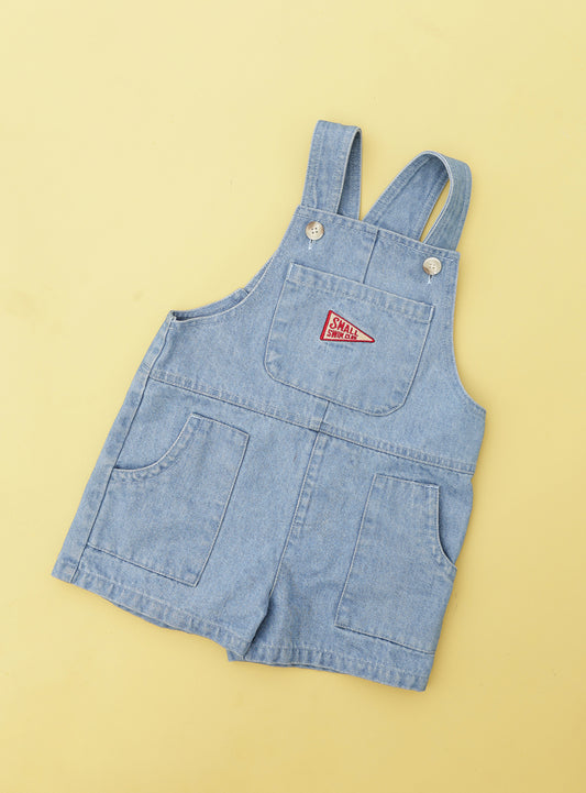 Denim Shortie Overalls