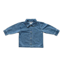 Load image into Gallery viewer, Organic Starlight Embroidery Denim Shirt Jacket