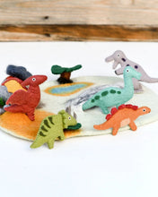Load image into Gallery viewer, Dinosaur Finger Puppets Set