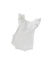 Load image into Gallery viewer, Frill Romper | Milk SIZE NB, 0-3M and 3-6M
