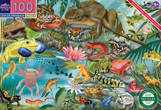 100 pc Puzzle – Love of Amphibians