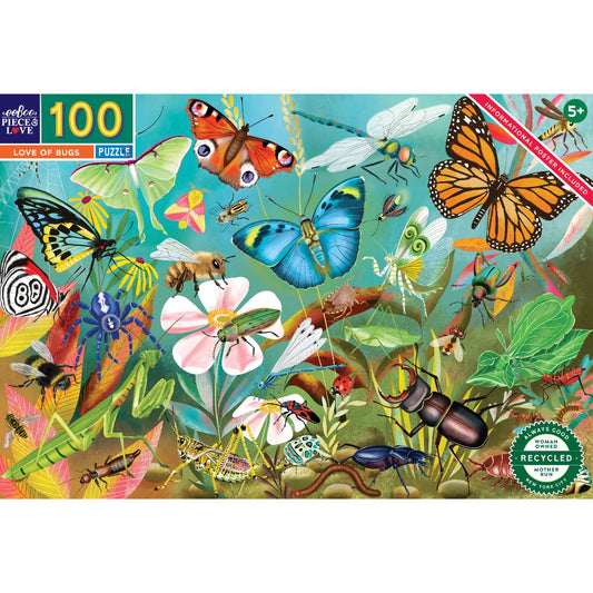 100 pc Puzzle – Love of Bugs