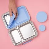 Load image into Gallery viewer, Two Compartment Leakproof Lunch Box | Light Blue