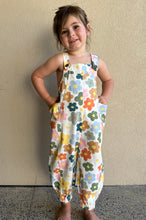 Load image into Gallery viewer, Flower Power Overalls SIZE 2YR, 4YR and 5YR