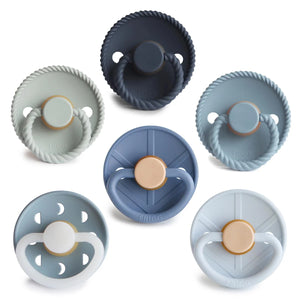 Endless Sea Multi Pacifier 6pk | LATEX – Rosalyn + Rae