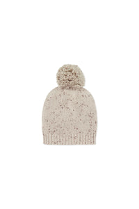 Ethan Hat - Oatmeal Shitake Dot