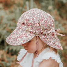 Load image into Gallery viewer, Lounger&#39; Baby Reversible Flap Sun Hat | Ramble/Rosa