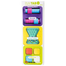Load image into Gallery viewer, PlayTab Tile Set 5 | Threads, Teeter Totter, Keyboard