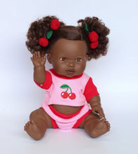 Load image into Gallery viewer, Cherry Dolls Top and Bloomer Set