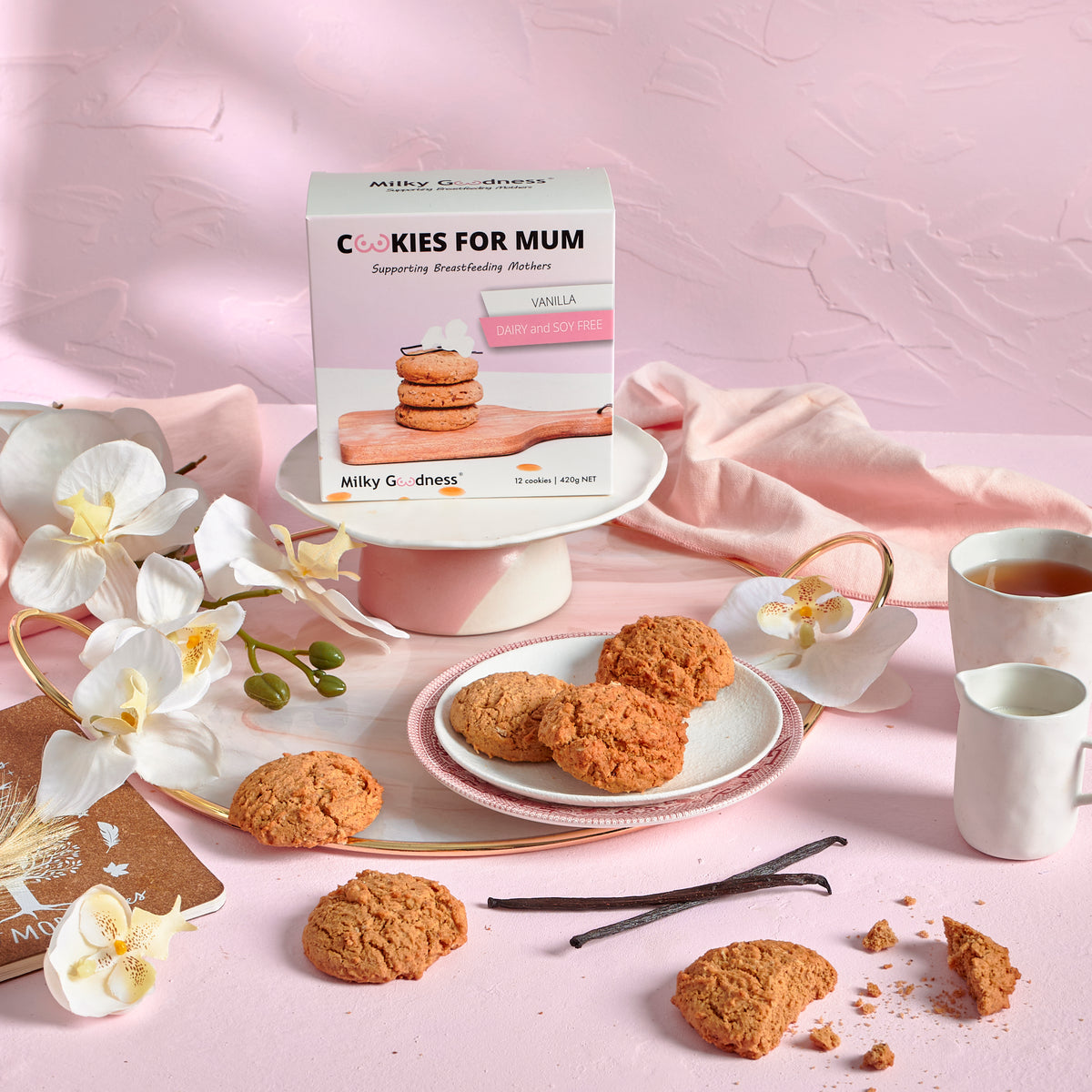 Vanilla Lactation Cookies (Dairy and Soy Free)
