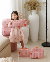 Load image into Gallery viewer, Strawberry Stripe Large Pencil Case