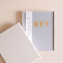 Load image into Gallery viewer, Baby Book Grey Boxed