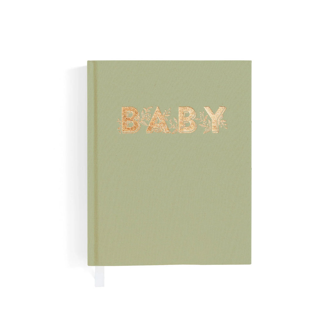 Mini Baby Book Sage