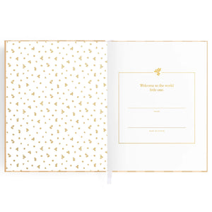 Baby Book Coffee Stripe