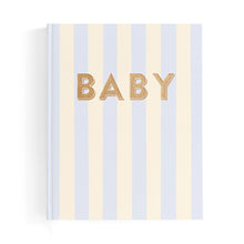 Load image into Gallery viewer, Baby Book Cloud Stripe