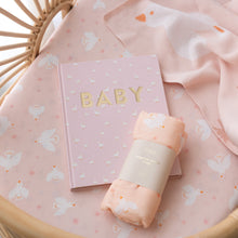 Load image into Gallery viewer, Pink Ducks Organic Fitted Bassinet Sheet/Change Pad Cover