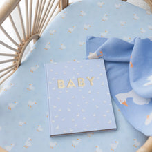 Load image into Gallery viewer, Blue Ducks Organic Fitted Bassinet Sheet/Change Pad Cover