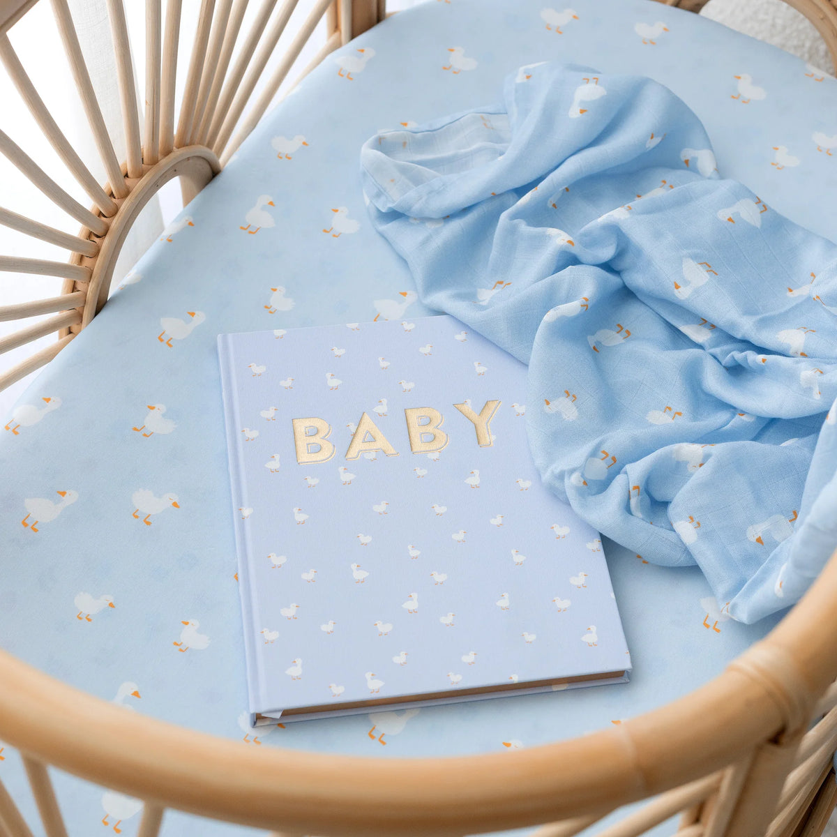 Blue Ducks Organic Muslin Wrap Swaddle
