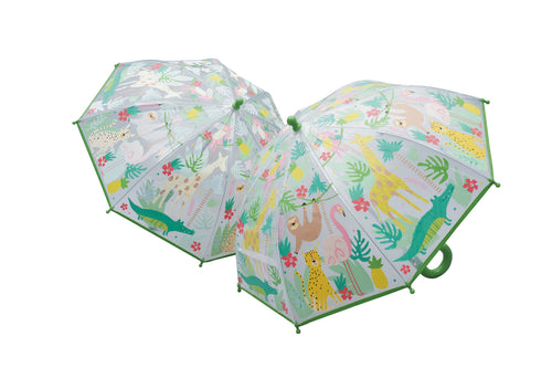 Colour Changing Child Umbrella | Jungle