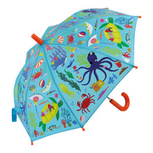 Load image into Gallery viewer, Colour Changing Child Umbrella | Ocean