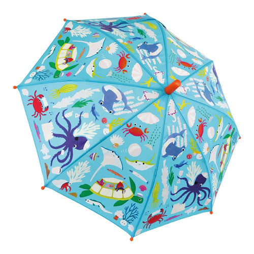 Colour Changing Child Umbrella | Ocean