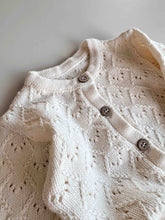 Load image into Gallery viewer, Mila Pointelle Full Romper | Snow