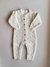 Load image into Gallery viewer, Mila Pointelle Full Romper | Snow