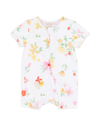 Grow Wild Print SS Zip Romper