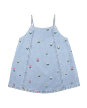Load image into Gallery viewer, Sundae Denim Tulip Dress