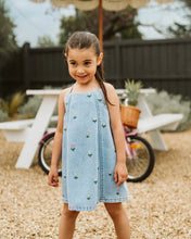 Load image into Gallery viewer, Sundae Denim Tulip Dress