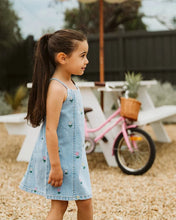 Load image into Gallery viewer, Sundae Denim Tulip Dress