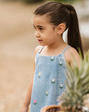 Load image into Gallery viewer, Sundae Denim Tulip Dress