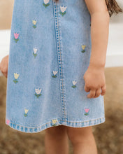 Load image into Gallery viewer, Sundae Denim Tulip Dress