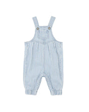 Load image into Gallery viewer, Winter Vacay Denim Stripe Overalls