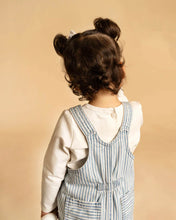 Load image into Gallery viewer, Winter Vacay Denim Stripe Overalls