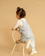 Load image into Gallery viewer, Winter Vacay Denim Stripe Overalls