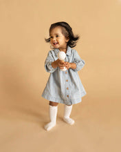 Load image into Gallery viewer, Winter Vacay Stripe Denim Dress