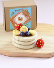 Load image into Gallery viewer, Felt Pancake Stack Play Food Set