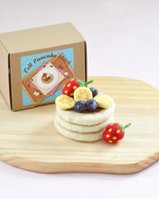Load image into Gallery viewer, Felt Pancake Stack Play Food Set