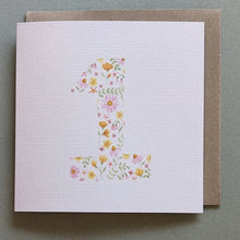 Load image into Gallery viewer, Floral 1 Birthday Card