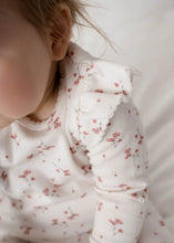 Load image into Gallery viewer, Pink Frilled Ollie Floral Onesie